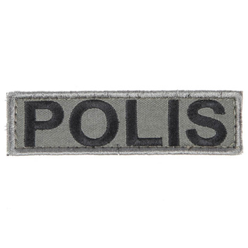 Emblemat Polis Patch Small Snigel RAL 7013