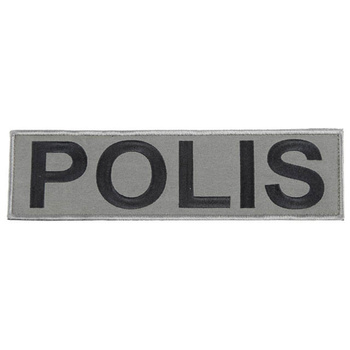 Emblemat Polis Patch Large Snigel RAL 7013