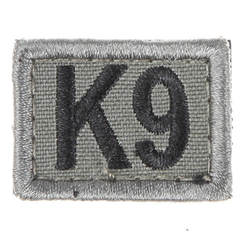 Emblemat Mały K9 Patch - 12 Snigel RAL 7013